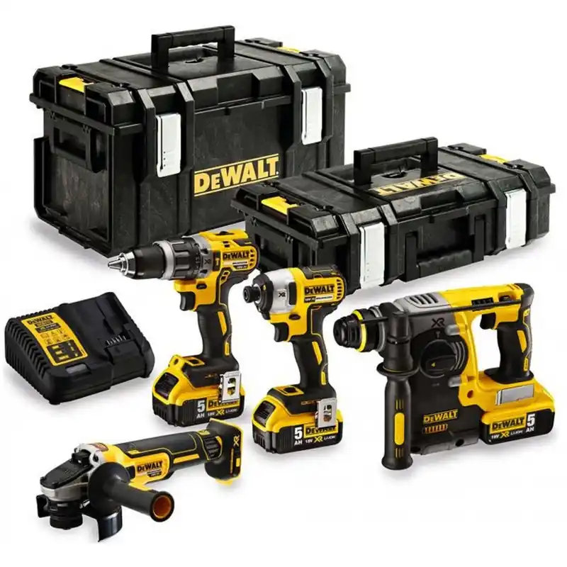 DeWALT DCK422P3-QW Kombopack DCG405+DCH273+DCD796+DCF887 (18V/3x5,0Ah) 2x Toughsystem Direktkauf