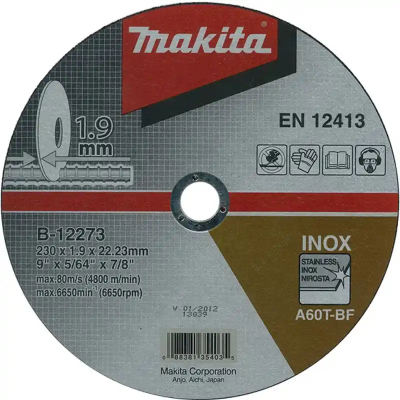 Sonderangebot Makita B-12273 Trennscheibe 230x1,9x22mm Inox (1 Stück)