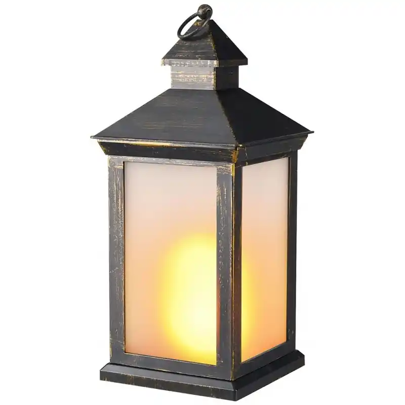 EXTOL LIGHT LED Laterne mit Flamme 43402 Online Kaufen