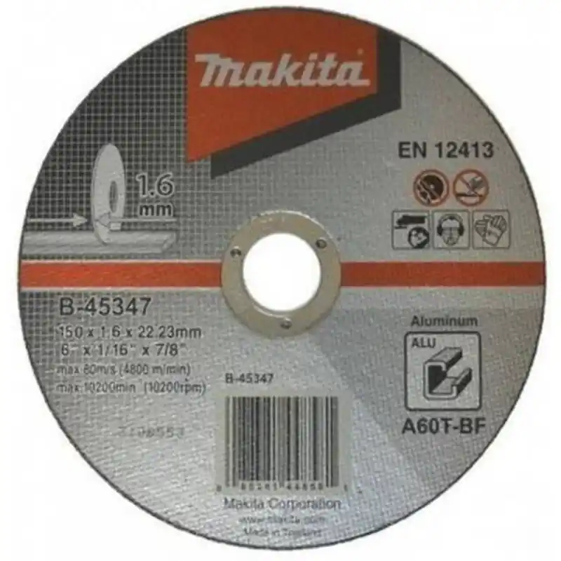 Neuheit Makita B-45347 Trennscheibe 150x1,6x22mm Alu (1 Stück)