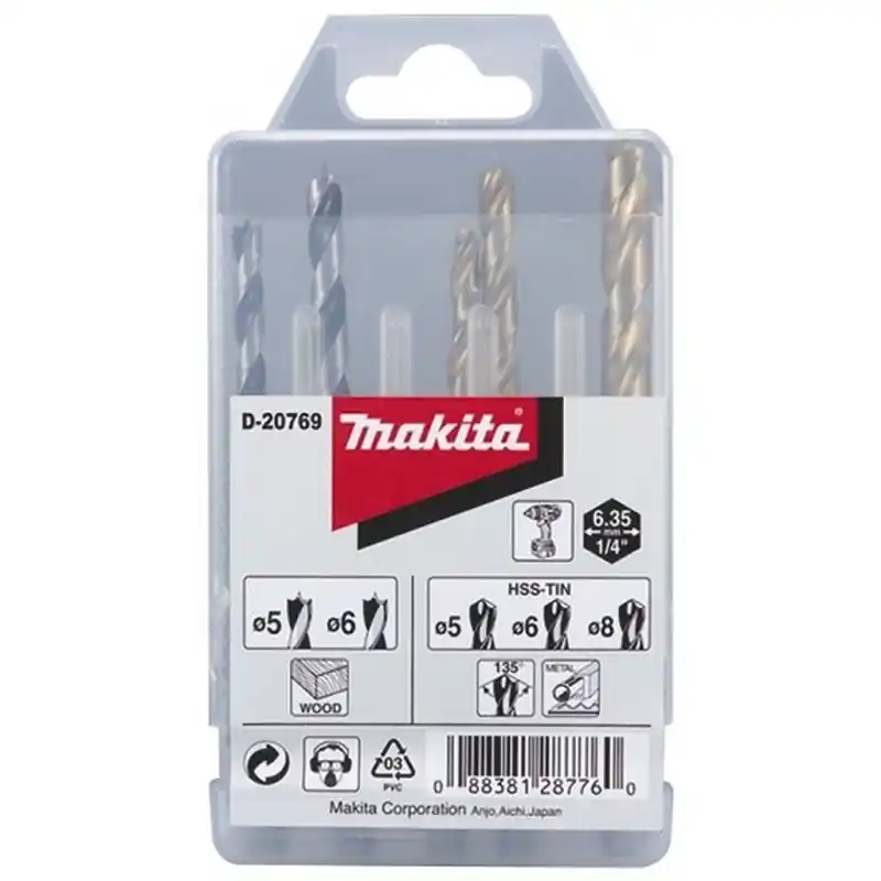 Makita D-20769 Bohrer-Set 1/4" Beliebt