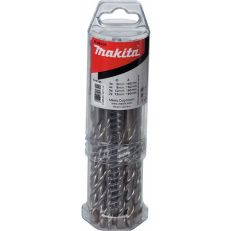 Nur Für Kurze Zeit Makita P-67197 SDS-Plus Bohrer-Set 12-tlg.