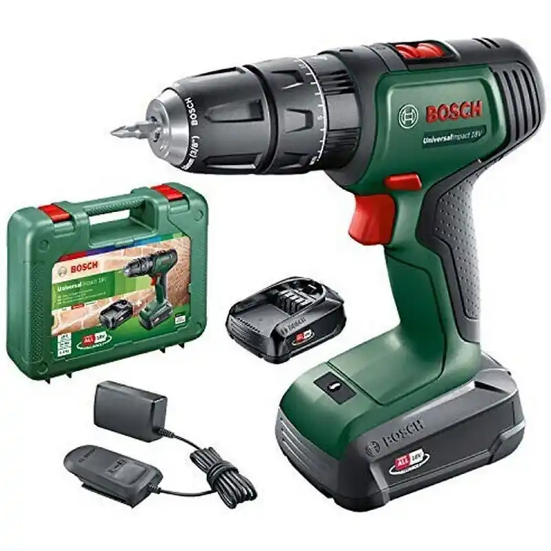 Online Kaufen BOSCH Universal Impact 18V Akku-Zweigang-Schlagbohrschrauber, 2x 1,5Ah 06039D4102