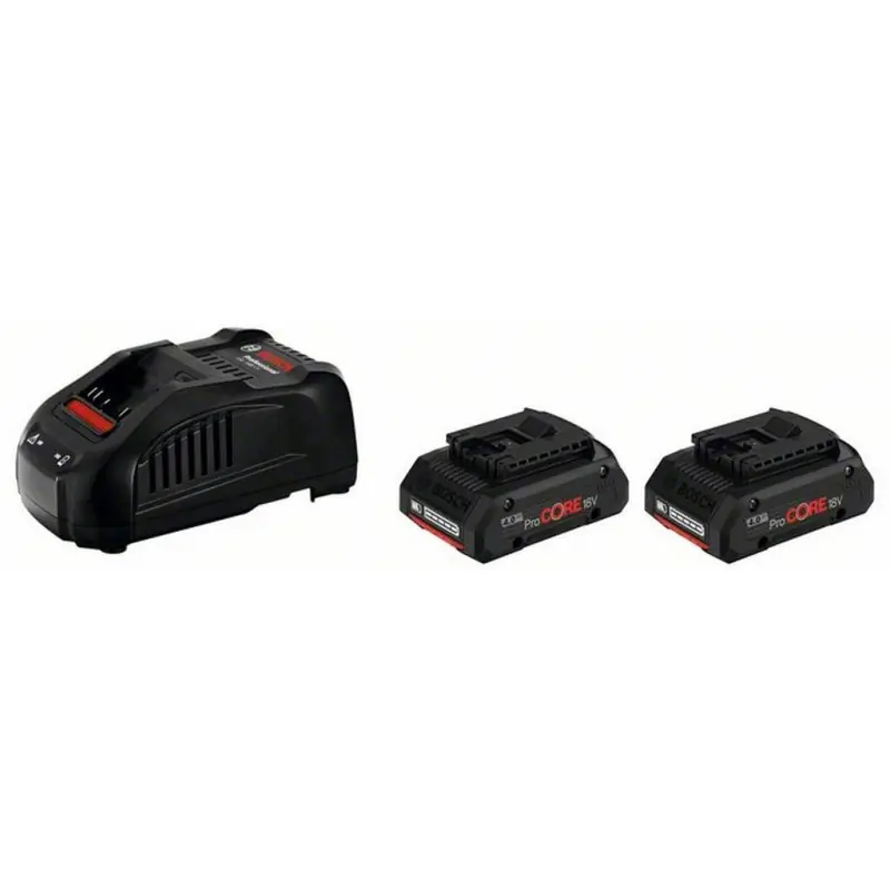 Knallerangebot BOSCH 2x ProCORE18V 4.0Ah + GAL 1880 CV Akku Starter-Set 1600A016GF