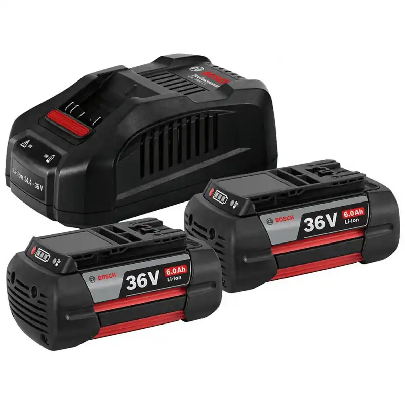 Knallerangebot BOSCH 2× GBA 36V 6.0AH + GAL 3680 CV PROFESSIONAL Starter-Set 1600A00L1U