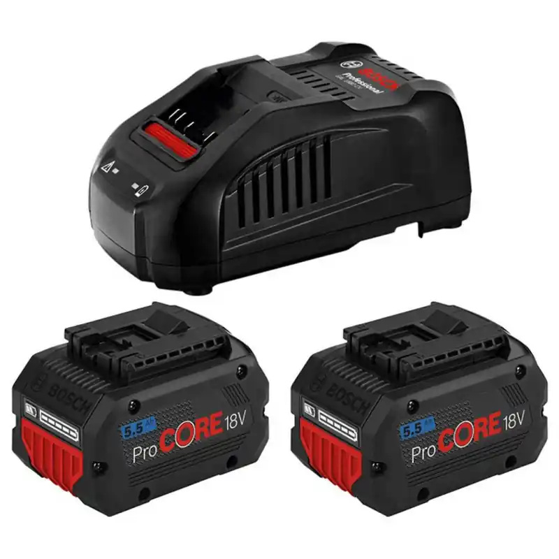 Sonderangebot BOSCH Starter-Set 2 x ProCORE18V 5.5Ah + GAL 1880 CV 1600A0214C
