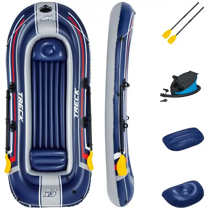 Sonderangebot BESTWAY Hydro-Force Treck X3 Schlauchboot-Set, 307 x 126 x 39 cm 61110