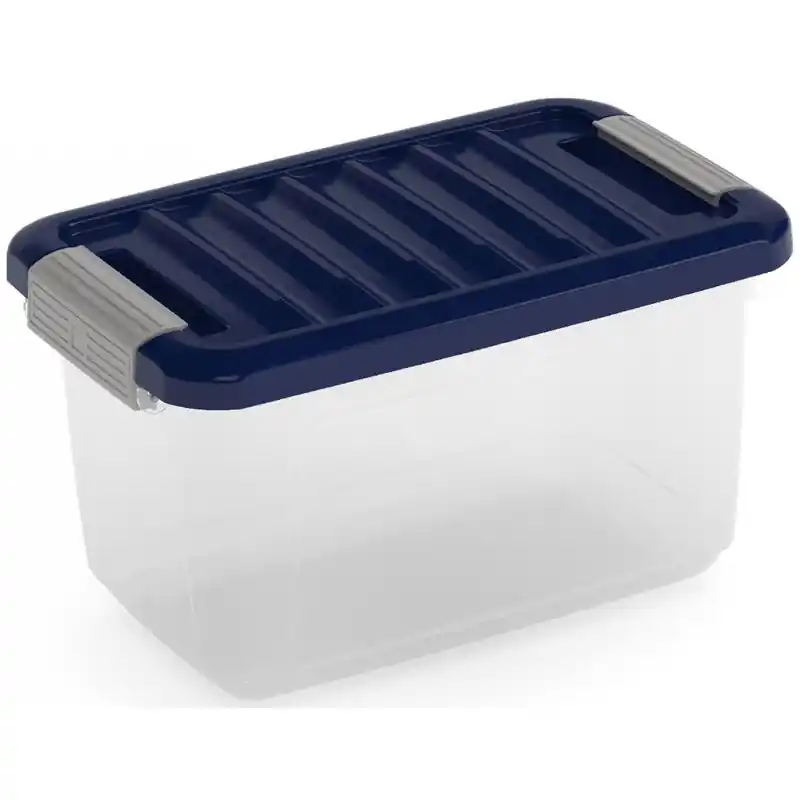 KIS W BOX XS 5L 28x18x17cm Transparent/Indigo blau Abverkauf