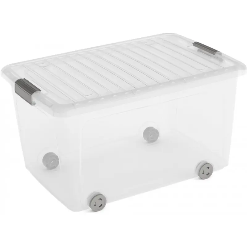 KIS W BOX L 50L 59x39x32cm Transparent/Hellgrau Echt