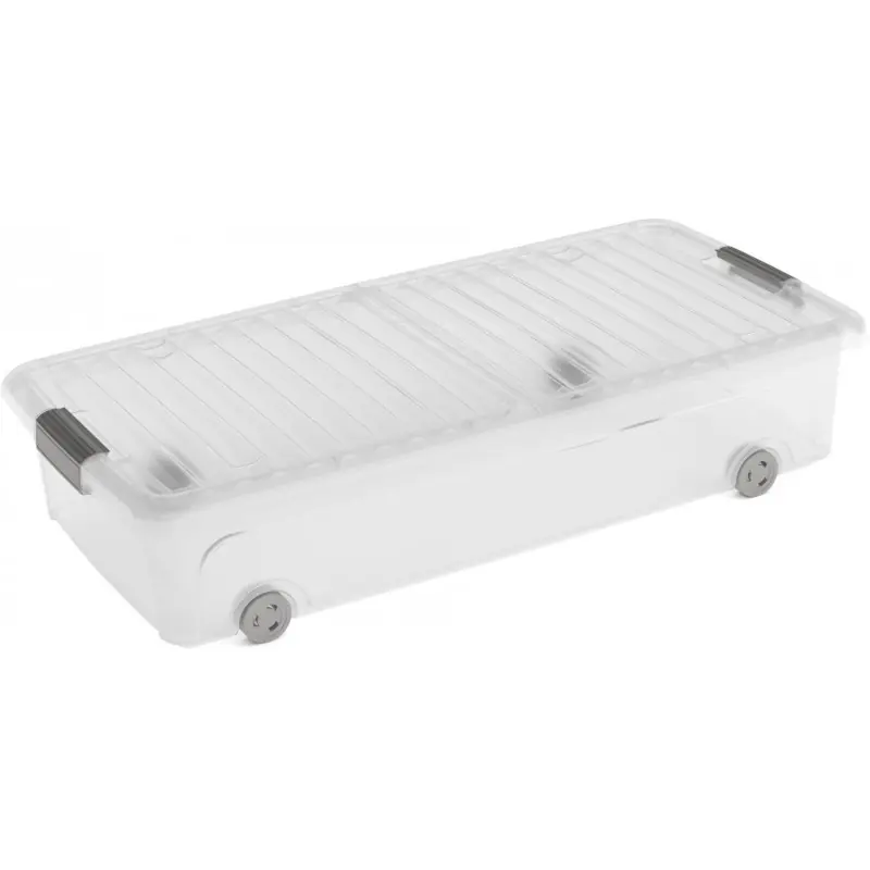 Geprüft KIS W BOX UNDERBED L 35L 79x39x17cm Transparent/Hellgrau
