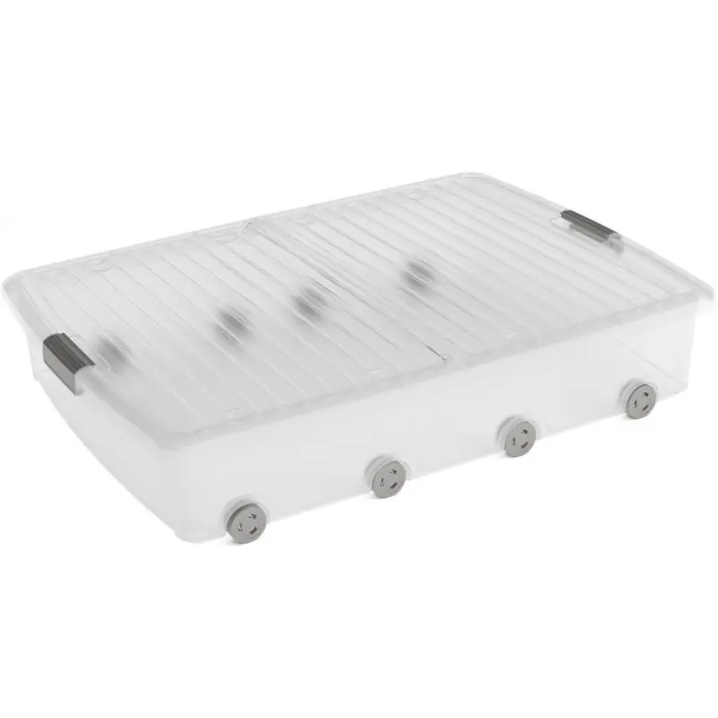 Must-Have KIS W BOX UNDERBED XL 55L 779x58x16,5cm Transparent/Hellgrau