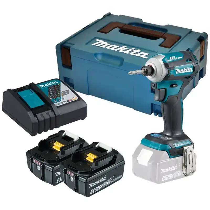 Versand Am Gleichen Tag Makita DTD171RTJ Akku-Schlagschrauber 1/4" Li-ion LXT 18 V 2x 5,0Ah, Makpac