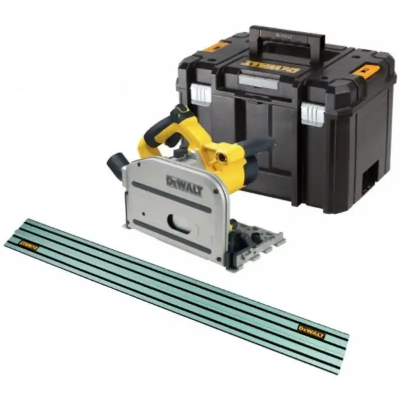 DeWALT DWS520KTR-QS Tauchkreissaegenset inkl Fuehrungsschien 1,5m (1300W/165mm) Tstak Beliebt
