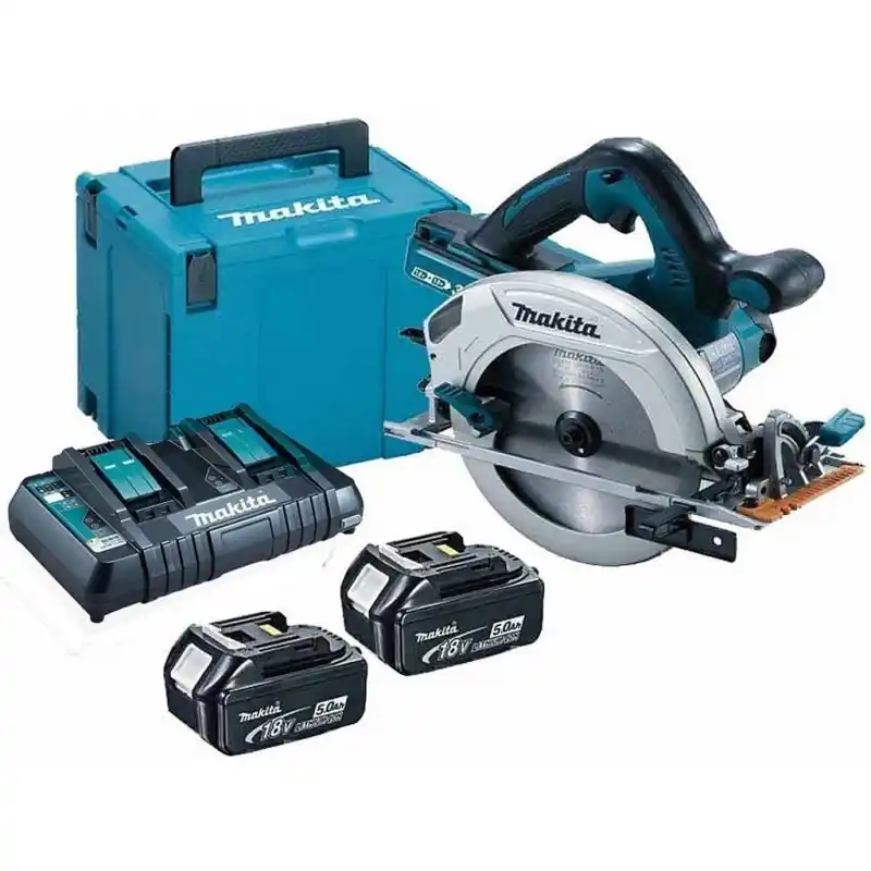 Makita DHS710PT2J Akku-Handkreissäge 190mm, Li-ion LXT (2x5,0Ah/18V) Makpac Direktkauf