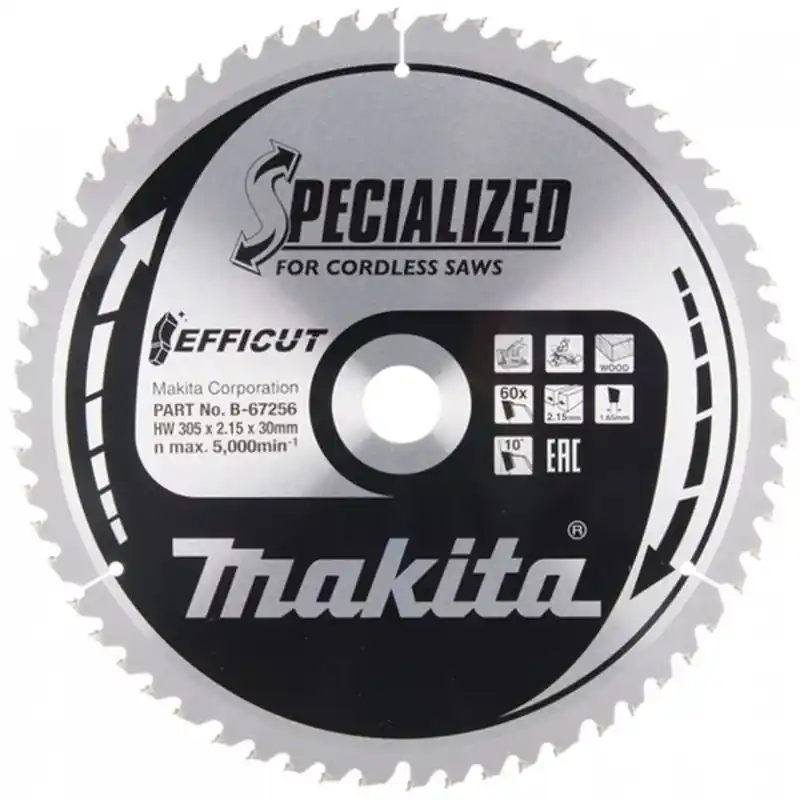 Direktkauf Makita B-67256 305x30mm 60 Zähne Efficut TCT Sägeblatt