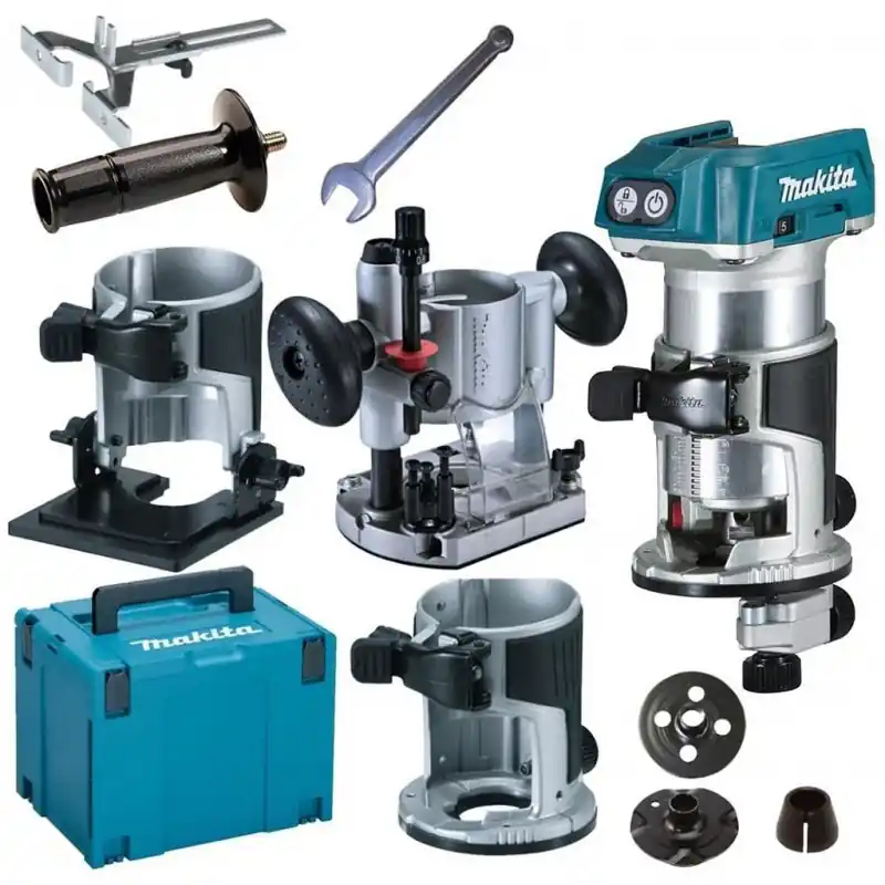 Heißes Angebot Makita DRT50ZJX2 Akku-Multifunktionsfräse Li-ion LXT 18V, ohne Akku, Makpac