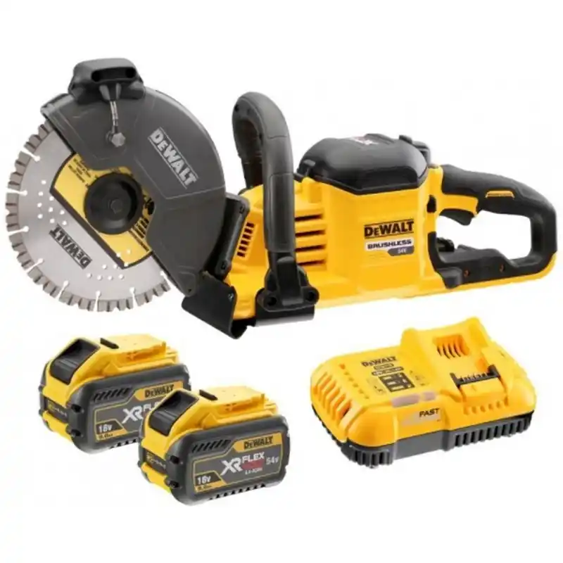 DeWALT DCS690X2-QW Akku Trennschleifer XR FlexVolt (230mm/54V/2x9,0Ah) Kracherpreis
