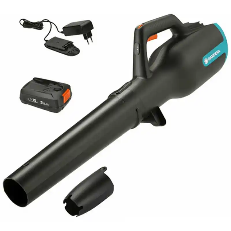 Ausverkauf Gardena PowerJet P4A Akku-Bläser, Ready-To-Use Set Laubbläser (1x2,5Ah/18V) 14890-20