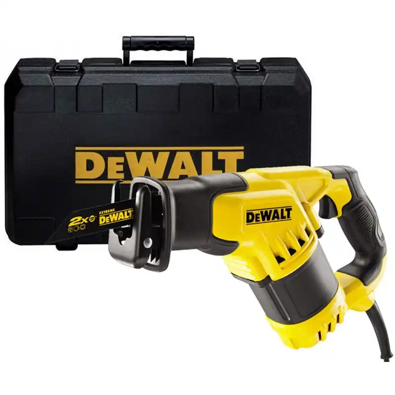 Finale Aktion DeWALT DWE357K-QS Säbelsäge kompakt 1050 Watt, inkl. Transportkoffer
