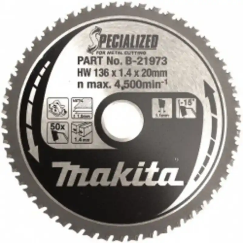 Ausverkauf Makita B-21973 HM-Sägeblat 136x20mm 50Z