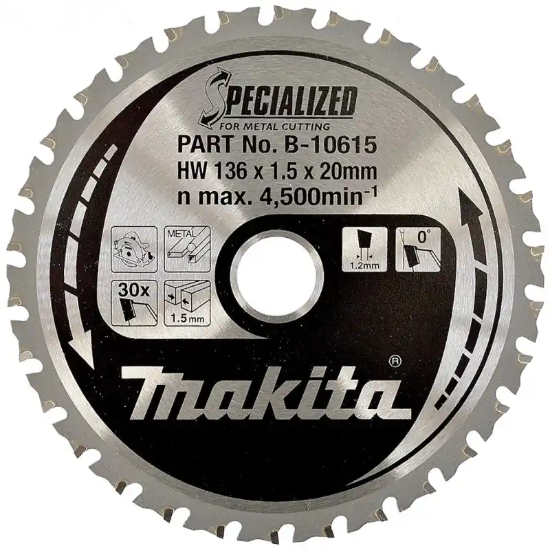 Makita B-10615 HM-Sägeblat 136x20mm 30Z Neu