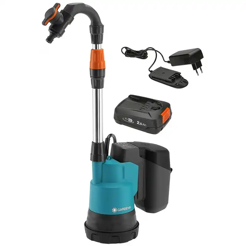Gardena 2000/2 Regenfasspumpe (2 bar/2 000 l/h) (1x2 Ah/18V) P4A set, 14602-61 Jetzt Kaufen