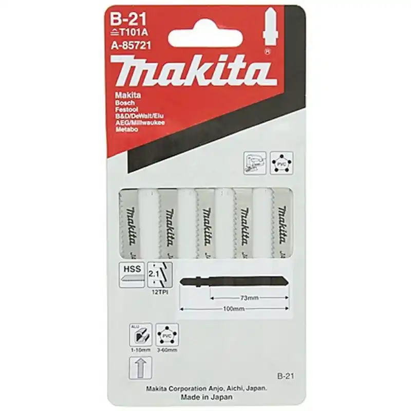 Makita A-85721 Stichsägeblatt 73mm, B-21 5St. Preisreduziert