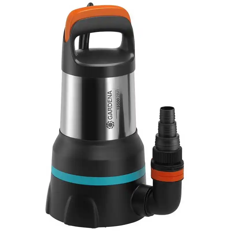 Gardena 19500 AquaSensor 2 v 1 Klar-/Schmutzwasser-Tauchpumpe (860W/19 500 l/h) 9049-20 Markenprodukt