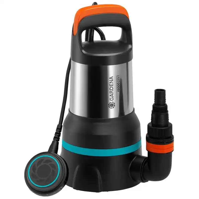 Preiswert Gardena 15000 2 v 1 Klar-/Schmutzwasser-Tauchpumpe (550W/15000 l/h) 9048-20
