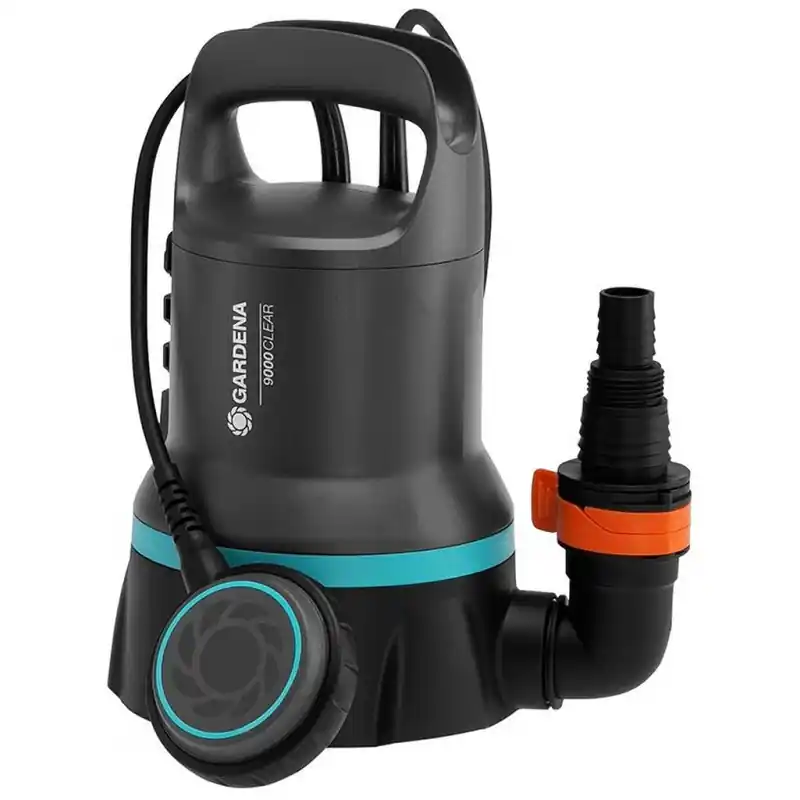 Abverkauf Gardena 9000 Klarwasser-Tauchpumpe, Tauch-/Druckpumpe, 300W, 9 000 l/h, 9030-20