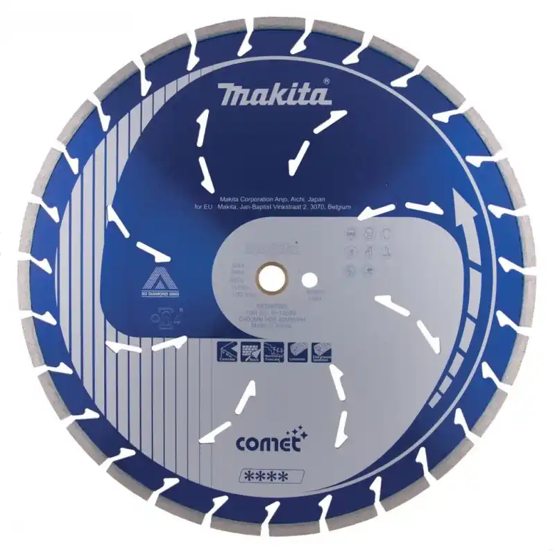 Ausverkauf Makita B-13568 Diamanttrennscheibe Comet 400 x 25,4 x 10 mm
