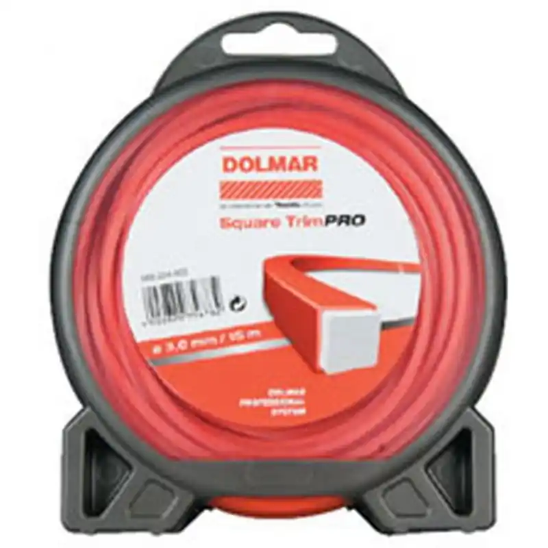 Neu Im Sortiment DOLMAR Mähfaden Comfort Square Trim Large 3,0 mm / Länge 15 m