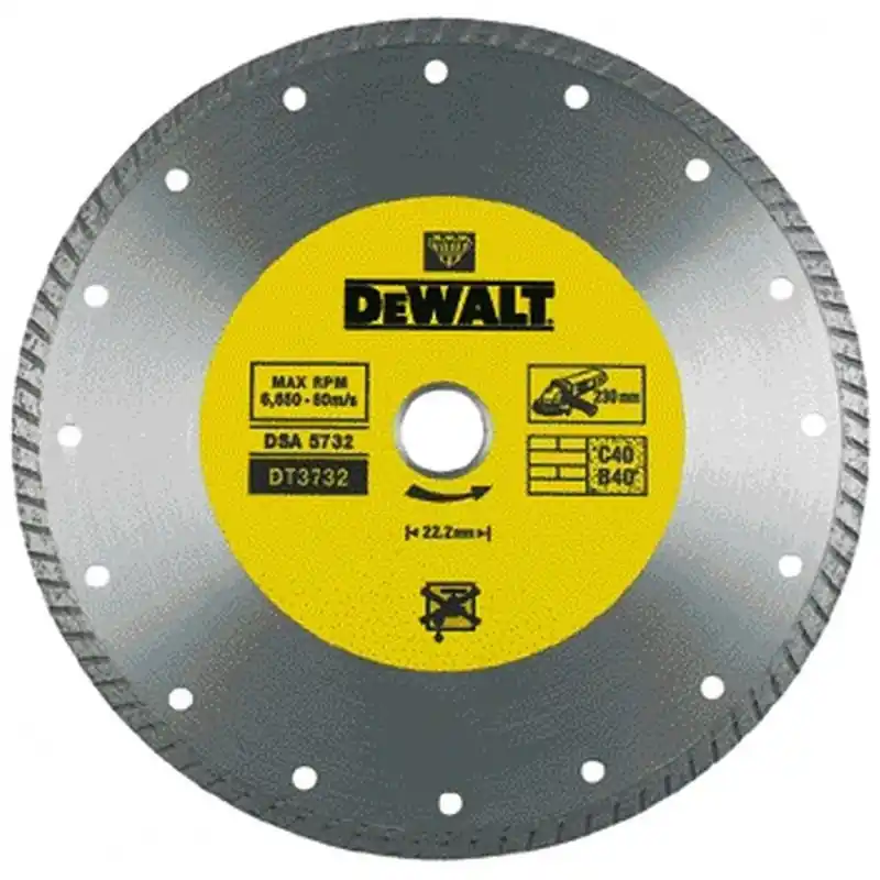Nur Heute DeWALT DT3732-QZ Professional Economy Diamant-Trennscheibe 230 x 22,20 x 2,6 mm