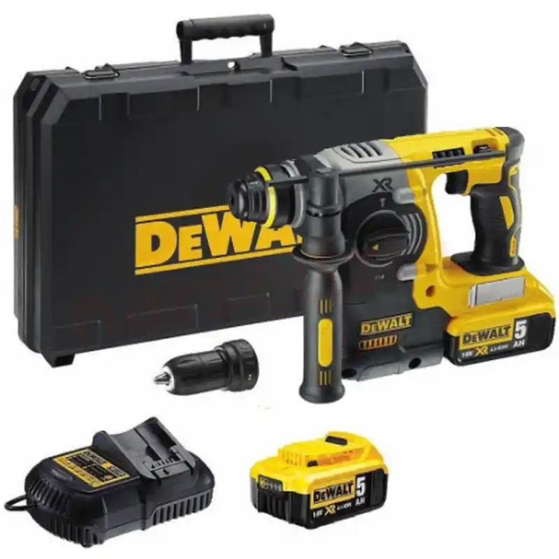 DeWALT DCH274P2-QW Akku-Kombihammer SDS-Plus (2,1J/18V/2x5,0Ah) Koffer Preisreduziert