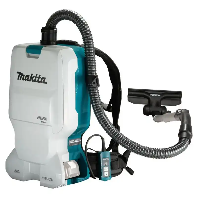 Makita DVC660Z Akku-Rucksackstaubsauger 2x18V LXT Li-ion BL 11kPa 6L HEPA, ohne Akku, Markenware