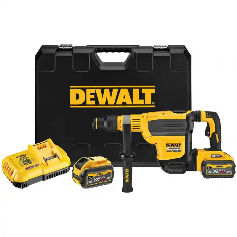 Wochenendangebot DeWALT DCH614X2-QW Akku-Kombihammer SDS-Max XR FlexVolt (10,5J/54V/2x9,0Ah) Tstak