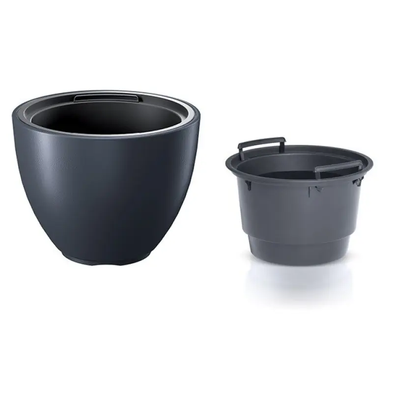 Prosperplast HEOS Blumentopf 29,8cm, anthrazit DBHEM300-S433 Echt