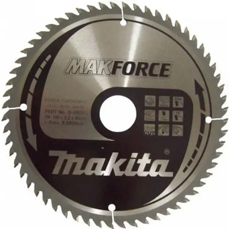 Solange Der Vorrat Reicht Makita B-32390 Makforce Sägeblatt 190 x 30 mm, 60 Zähne=old B-08551