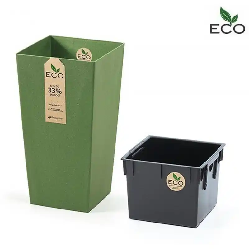 Beliebt Prosperplast URBI SQUARE ECO Blumentopf 40cm, grün DURS400W-2262U