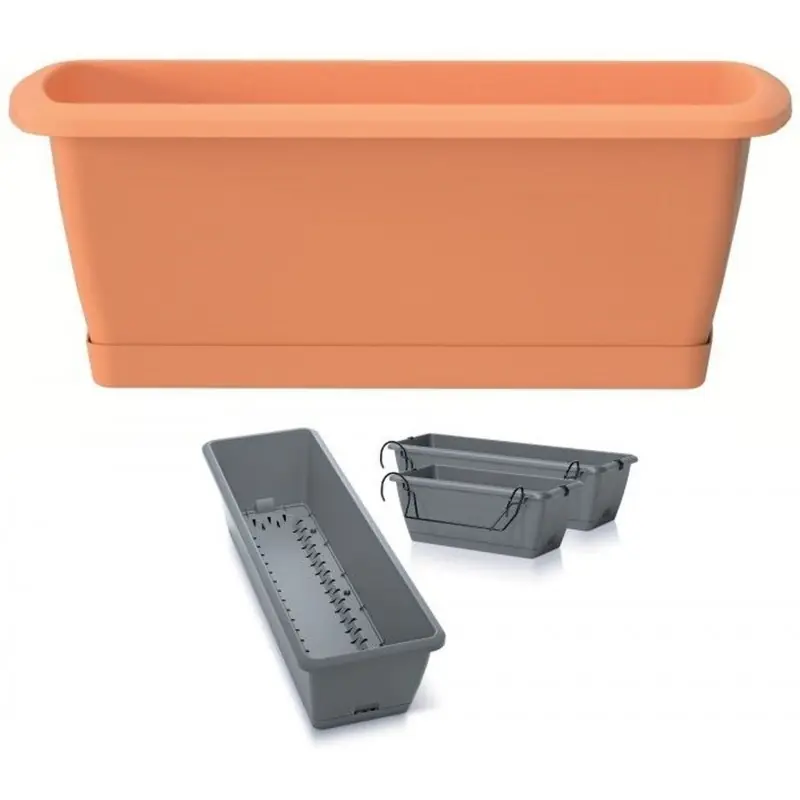 Prosperplast RESPANA EASYCARE W Balkonkasten 39,7x19x14cm, Terakotta ISE400SW-R624 Solange Der Vorrat Reicht