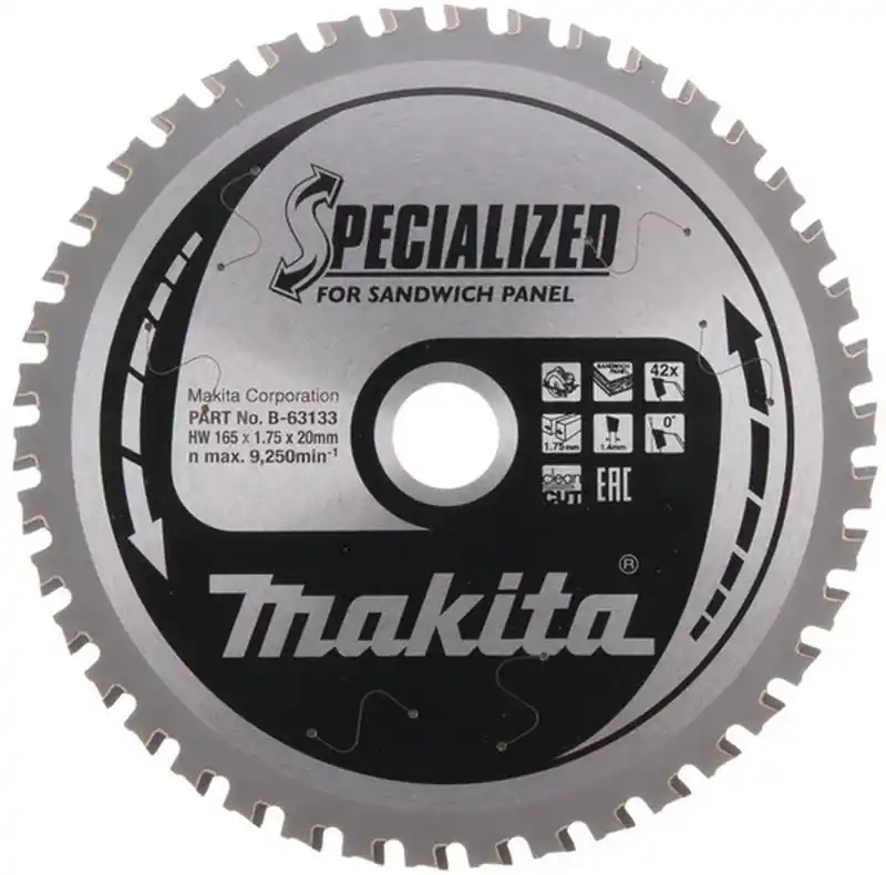 Makita B-63133 Sägeblatt für Sandwich-Platten 165x20mm 42Z Sale