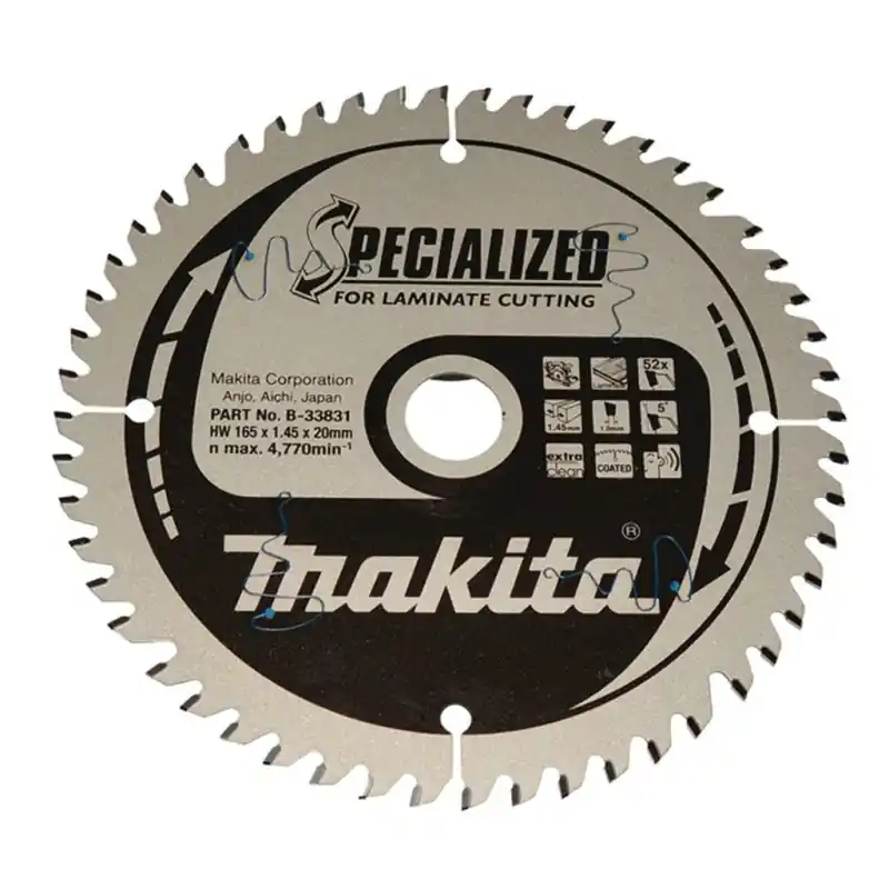 Neue Kollektion Makita B-33831 Sägeblatt für Laminat 165x20mm 52Z=old B-29452