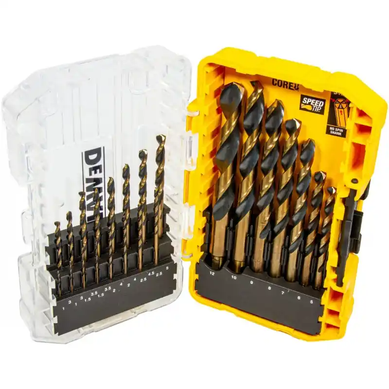 DeWALT DT70729-QZ Spiralbohrer-Set für Metall, 23-teilig, Black Gold Aktuell