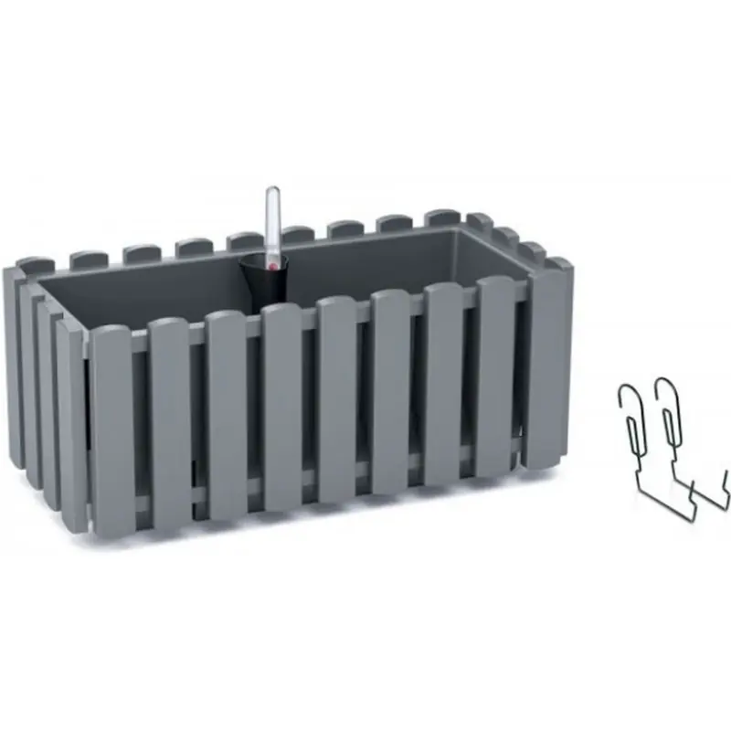 Neu Im Sortiment Prosperplast BOARDEE FENCYCASE W Hängeblumentopf 38x18x16,2cm, steingrau DDEF400W-405U