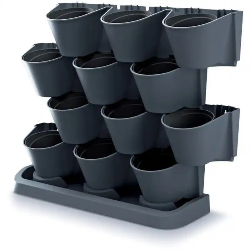 Neu Im Sortiment Prosperplast CASCADE GARDEN Vertikaler Garten 68,5x19x54,6cm, anthrazit IO2W600S