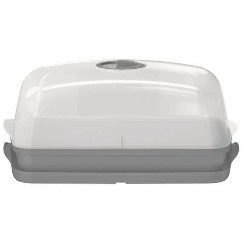 Neue Kollektion Prosperplast RESPANA TABLE GREENHOUSE Anzuchtschale 39,1x25,7x18,5cm, Steingrau DREH400