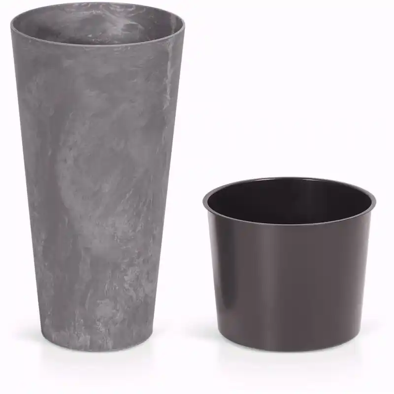 Sichere Zahlung Prosperplast TUBUS SLIM BETON Effect Blumentopf 20cm, 8l, Beton DTUS200E