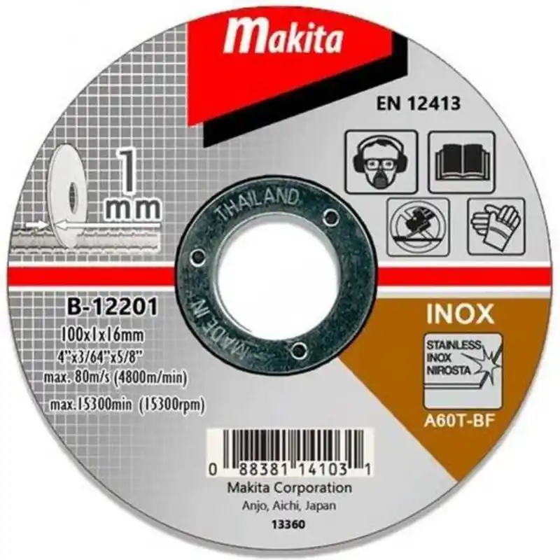 Makita B-12201 Trennscheibe 100x1x16mm Inox (1 Stück) Super-Preis