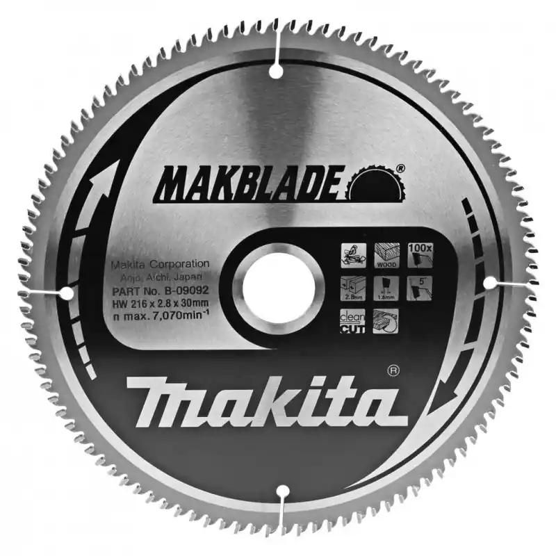 Makita B-32867 Makblade Kreissägeblatt, 216 x 30 mm, 100 Zähne Direkt Vom Hersteller