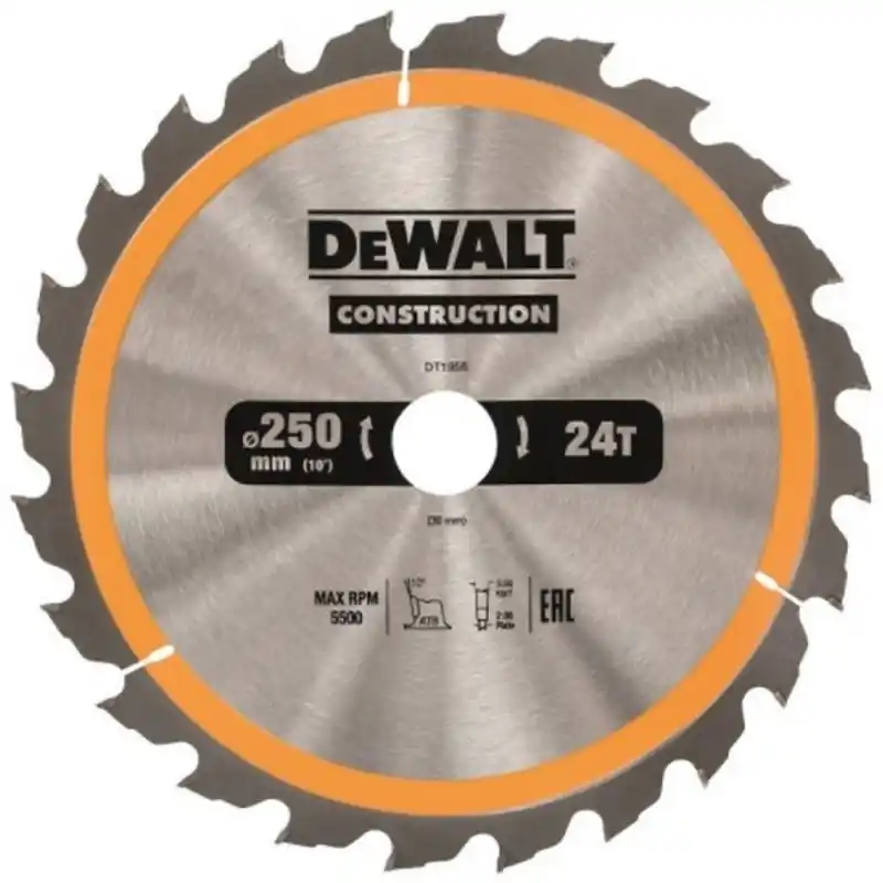 Direkt Vom Hersteller DeWALT DT1956-QZ Kreissaegeblatt für Stationärsägen, 250 x 30 mm, 24WZ